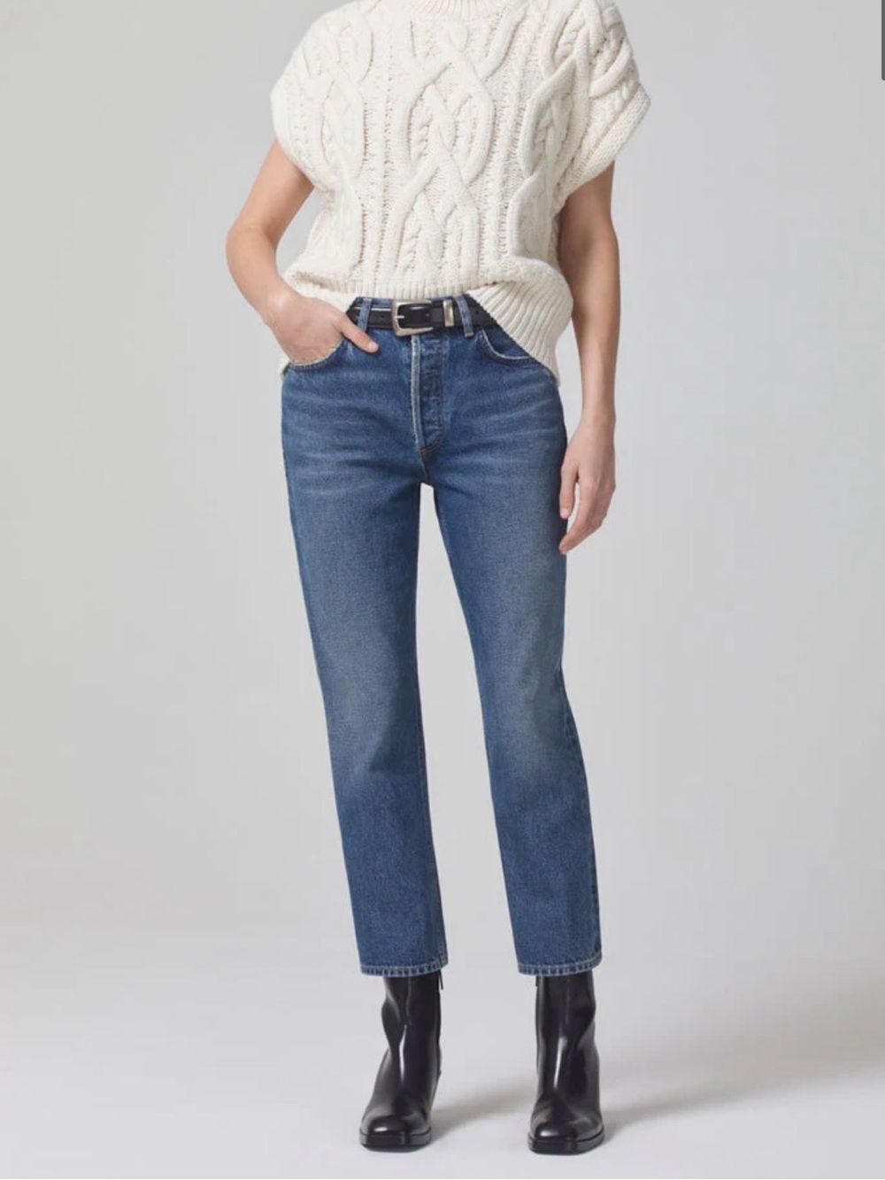 Citizens of Humanity Charlotte High Rise Straight Jeans Magnolia Size 26